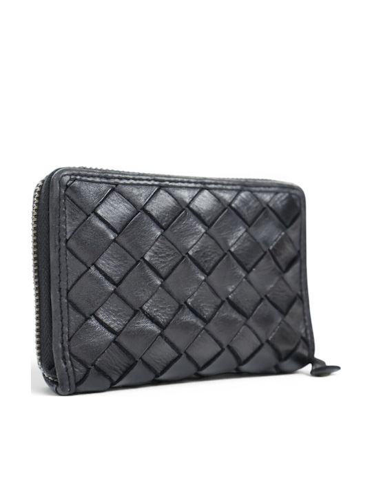 Small Leather Women's Wallet Black