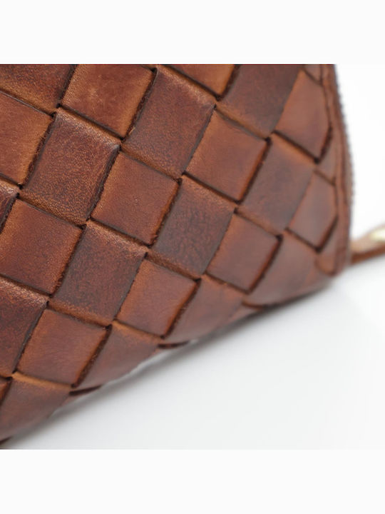 Small Leather Women's Wallet Brown