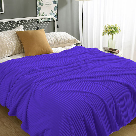 Διπλή 200x220εκ. Purple