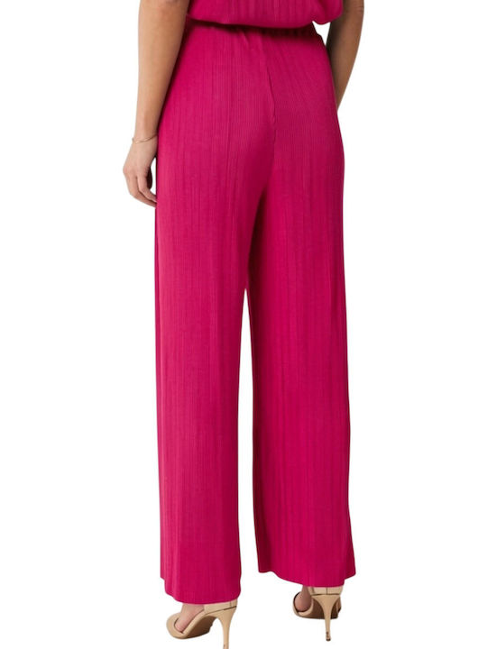 Mexx Γυναικεία Υφασμάτινη Παντελόνα Deep Pink