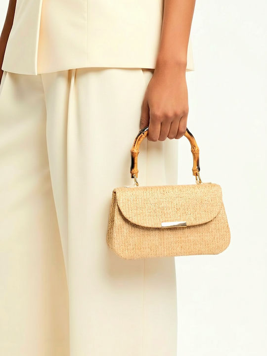 Straw Women's Handbag Beige