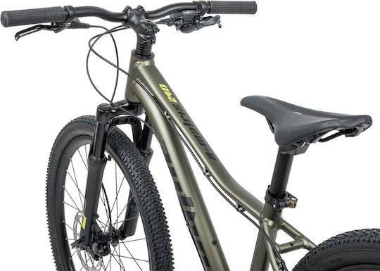 Author 24" 2026 Grünes Mountainbike mit Geschwindigkeiten und Hydraulischen Scheibenbremsen