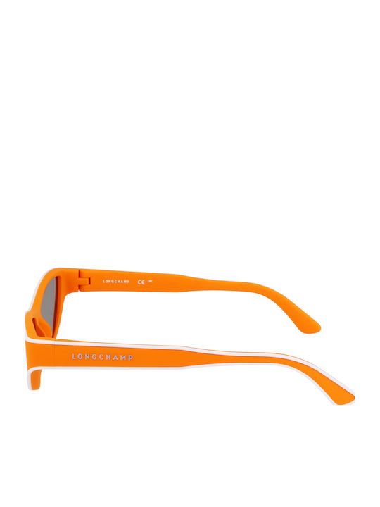 Longchamp Women's Sunglasses with Orange Frame and Orange Lens