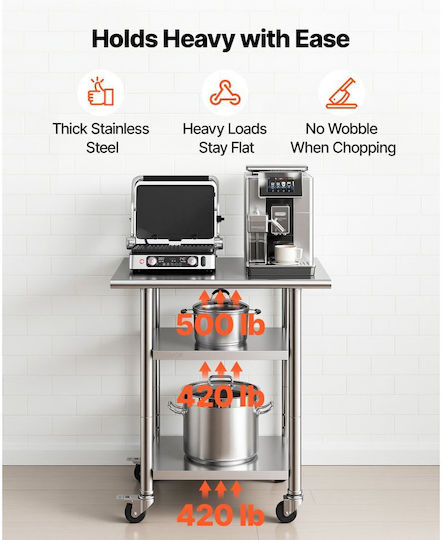 Vevor Stainless Steel Workbench