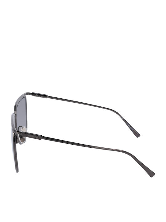 Salvatore Ferragamo Woman Sunglasses with Gray Frame and Gray Lens