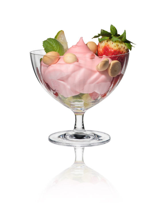 Rona Glass Round Ice Cream Serving Bowl