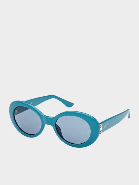 Guess Ochelari de Soare Albaștri cu Ramă