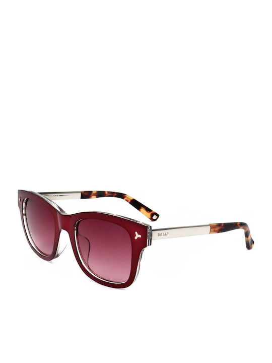 Bally Γυναικεία Γυαλιά Ηλίου με Μπορντό Σκελετό και Μπορντό Φακό