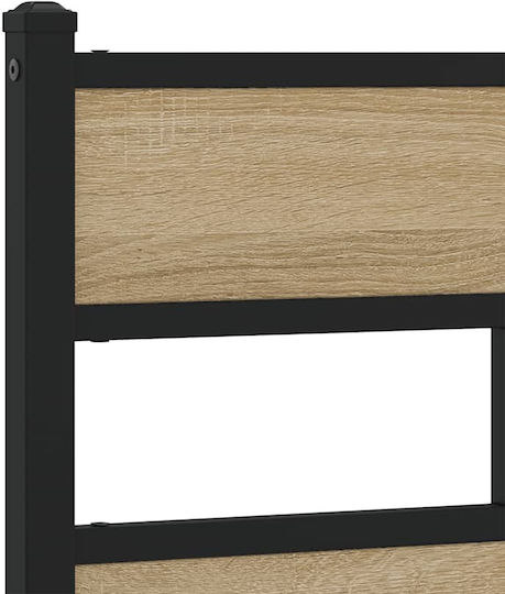 vidaXL Wooden Bed Headboard Beige 112x91.5cm