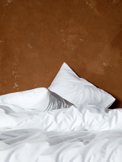 Σεντόνι 8 Τεμάχια Hotel King Size 280x280 180 Κλωστές Cvc 60% Βαμβάκι 40% Πολυέστερ