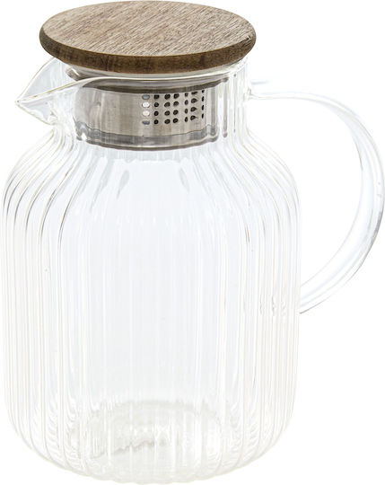 Τσαγιέρα με Φίλτρο Γυάλινη 1600ml