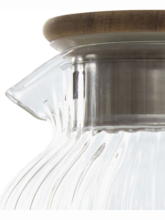 Τσαγιέρα με Φίλτρο Γυάλινη Διάφανη 1600ml