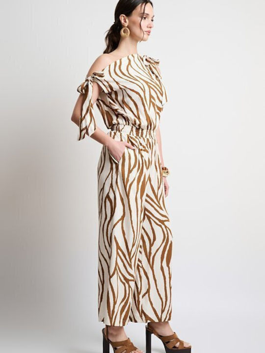 Women's Brown Jumpsuit
