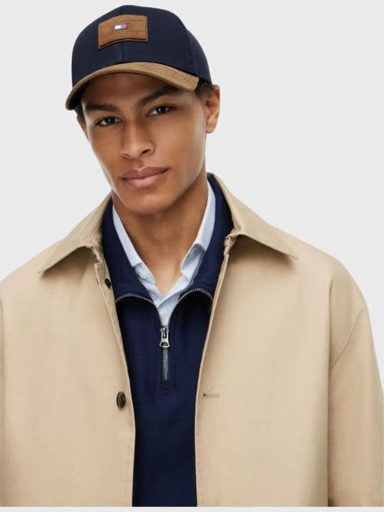 Tommy Hilfiger Flag Suede Brim 6 Панелна Шапка Am0am14312 Син Tommy Hilfiger Flag Suede Brim 6 Панелна Шапка Am0am14312 Син