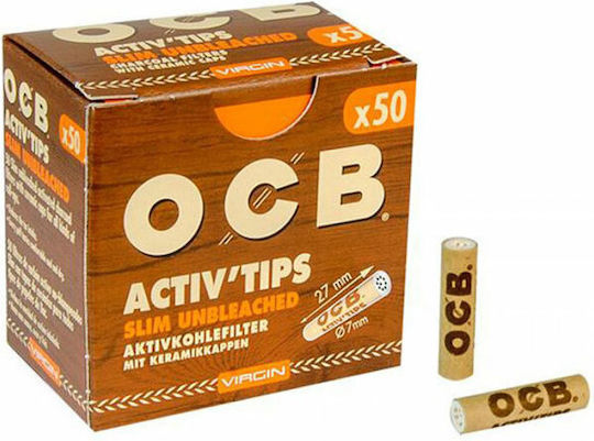 Ocb Тясна Активен Въглен 10 Филтри за цигари