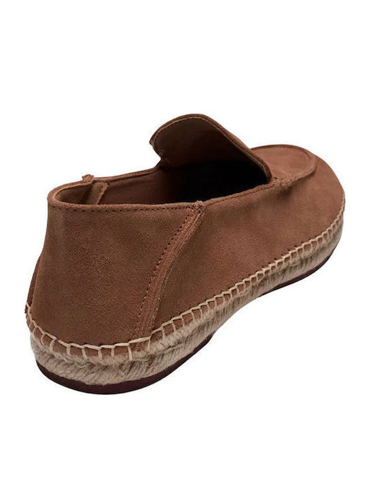 Wildleder Herren Mokassins in Braun Farbe