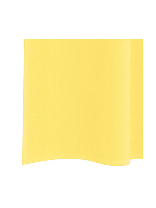 vidaXL Set Window Curtains with Tunnel Yellow 140x260cm
