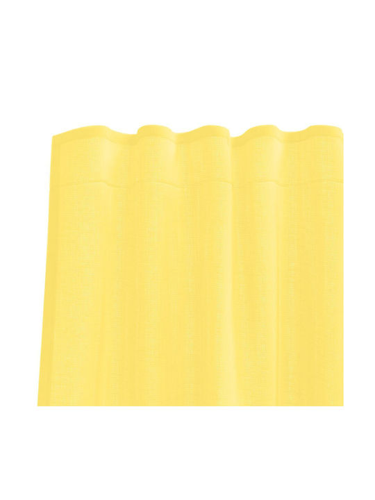 vidaXL Set Window Curtains with Tunnel Yellow 140x260cm