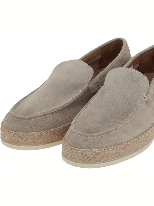 Suede Ανδρικά Loafers σε Μπεζ Χρώμα