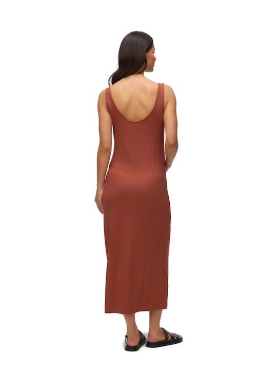 Maternity Dress Long Mahogany 20021471 Tank Mamalicious