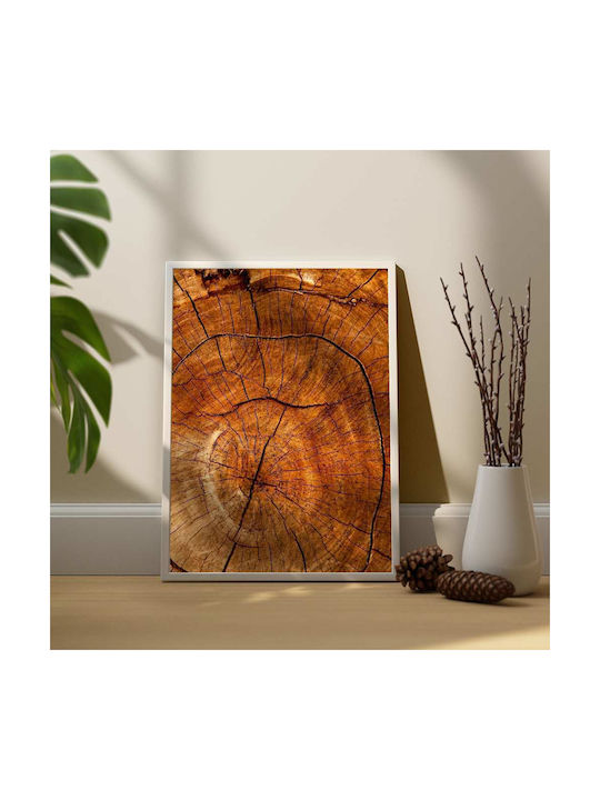 Poster Wooden Surface Pst25118 40cm X 50cm Premium Black Wooden Frame