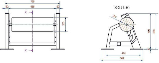 EBX Leg Split Stand III Squat Rack χωρίς Βάρη