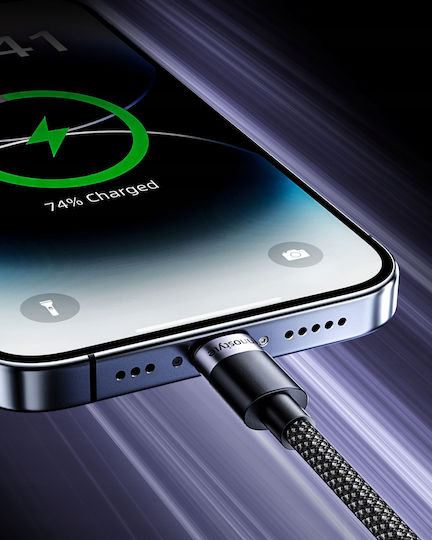 Innostyle USB-C to Lightning Cable Μαύρο 1m PC-CL100BLK