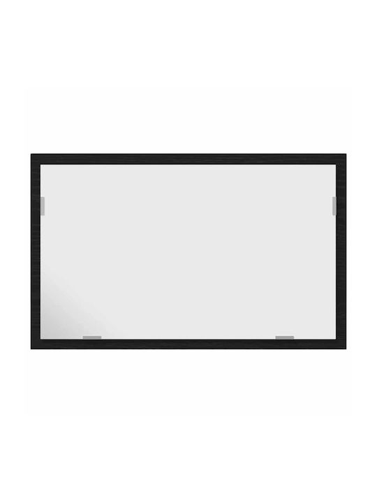 vidaXL Oglindă de Baie cu Lumini LED 60x37 cm Neagră