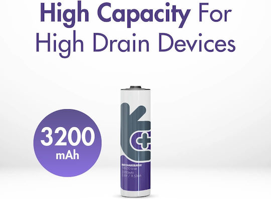 Uniross Επαναφορτιζόμενη Μπαταρία 18650 Li-ion 3200mAh