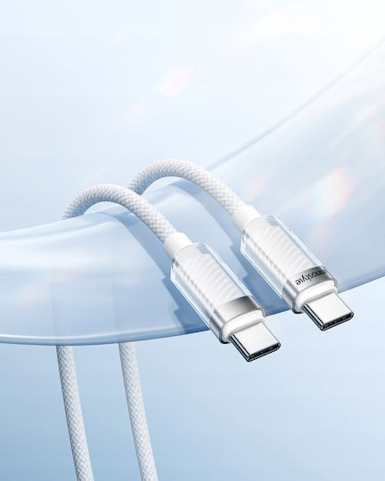 Innostyle USB 2.0 Kabel USB-C männlich - USB-C / USB-A 60W Weiß 2m SCC150WHT