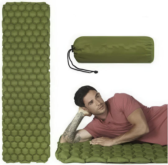 Saltea De Dormit Pentru Camping Monă 180x55cm Grosime 5cm Verde