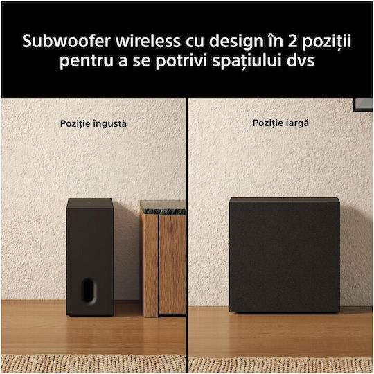 Sony Bravia Theatre Sub 8 SASW8.CEJ Subwoofer Autoîntăritor Fără Fir 300W Negru