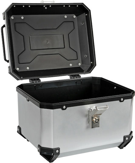 Lampa T-Box Μπαγκαζιέρα Μοτοσυκλέτας 45lt Ασημί