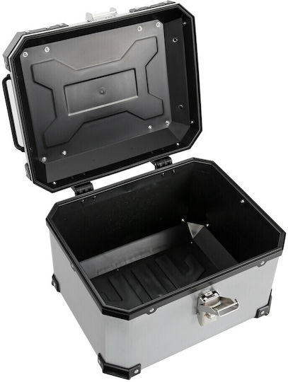 Lampa T-Box Μπαγκαζιέρα Μοτοσυκλέτας 45lt Ασημί