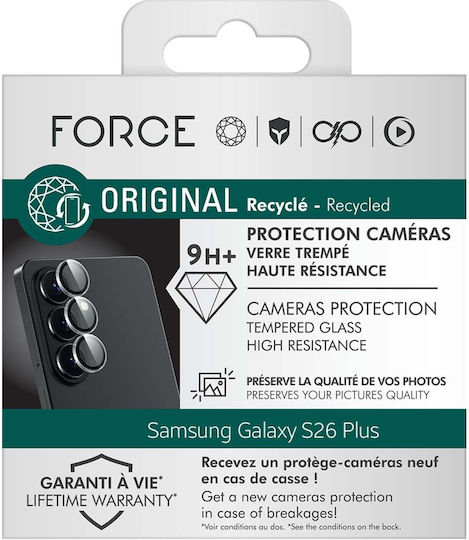 Force Glass Camera Protection Samsung Galaxy S26+ Ring Lens Tempered Glass Transparent