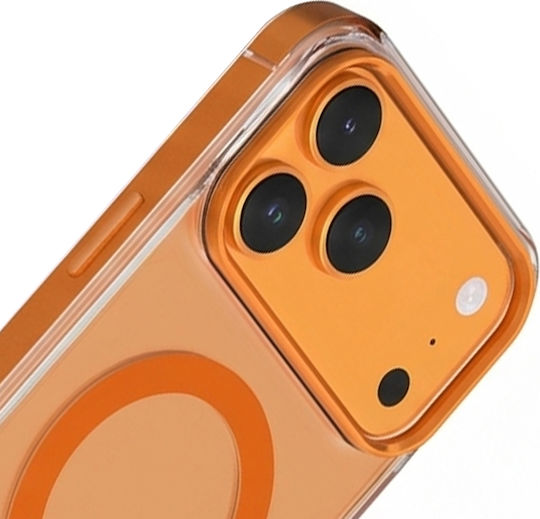 Force Case Handyhülle iPhone 17 Pro Max Magsafe Metallrahmen Stoßfest 2m Premium Orange