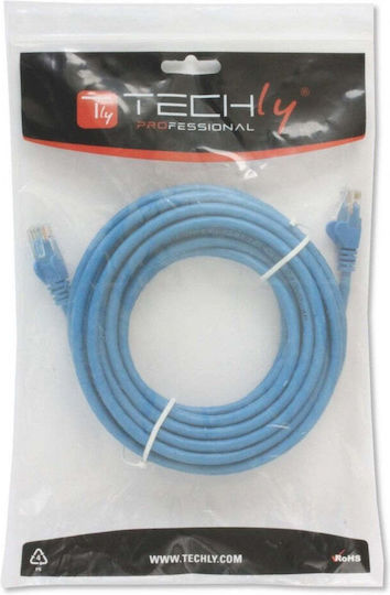 Techly U/UTP Cat.6 (Gigabit) Καλώδιο Δικτύου Ethernet 20m Μπλε