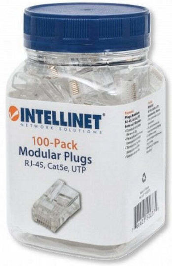 Intellinet Iwp-jar-c5f Männlicher RJ-45 Stecker UTP Cat5e Kabel 10 Stück