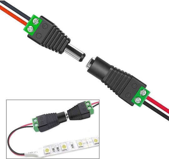 Gbc 67.3750.72/s Dc Power Adapter 5.5x2.1mm Θηλυκό Terminal
