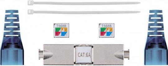 Techly Iwp-8p8c-coups6aty - Σύνδεσμος Θωρακισμένος Για Cat6 Καλώδιο Βύσμα (219169)