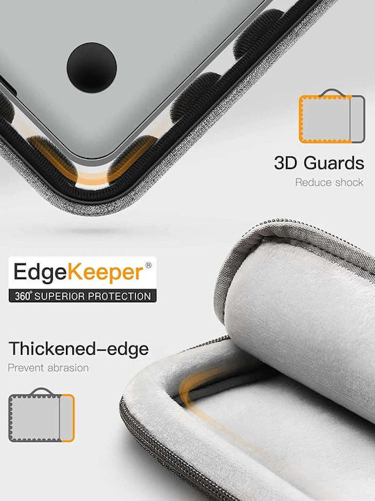 Inateck 360° Protection Αδιάβροχη Θήκη για Laptop 14" σε Γκρι χρώμα