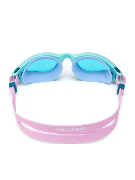 Aquaspeed Kids Swimming Goggles with Anti-Glare Lenses Light Blue