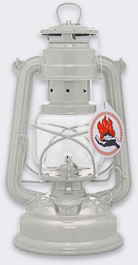 FeuerHand 276 Petroleum Laterne (Benzin) für Camping Beige