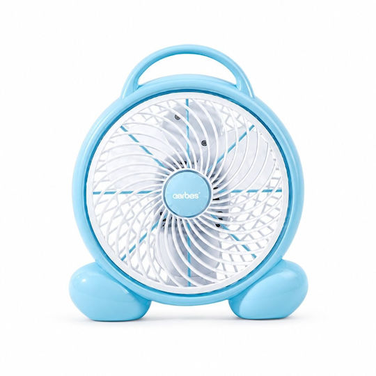Aerbes USB Fan 25W Light Blue AB-J274