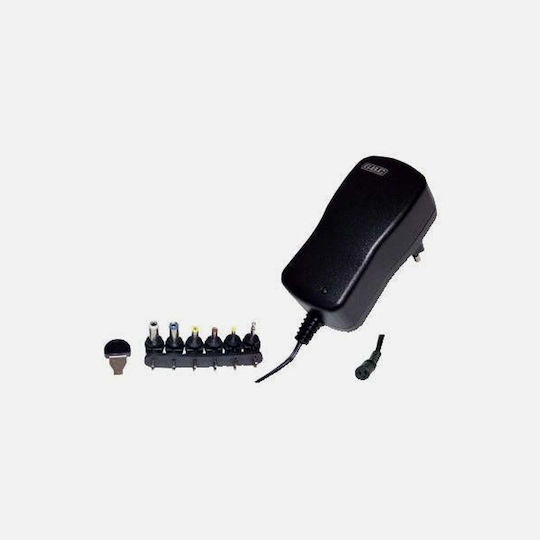 GBC Universelles Netzadapter 1A mit Leistung 24W mit Steckerset