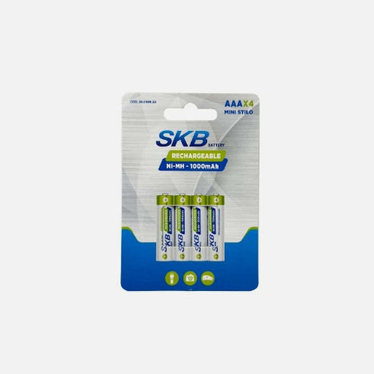 SKB Επαναφορτιζόμενες Μπαταρίες C Ni-MH 1000mAh 1.2V 4τμχ