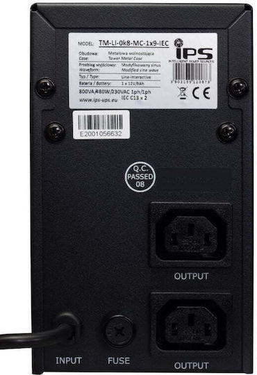 MPL 330103 UPS Line-Interactive 800VA 480W