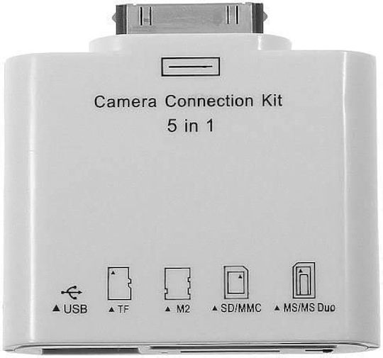 Camera Connection Kit Card Reader Lightning για SD/MemoryStick Λευκό