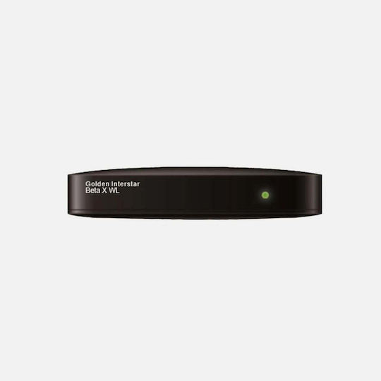 Golden Media TV Box Interstar Beta X WL 4K UHD with WiFi USB 2.0 2GB RAM and 1GB Storage Space with Operating System Linux / Android