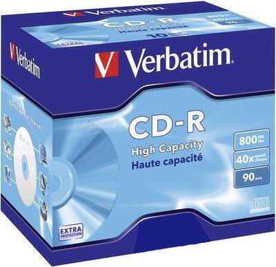Verbatim Recordable CD-R 48x 800MB 1pcs